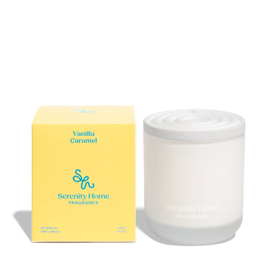 Serenity Home Vanilla Caramel Scented Candle 300g product image