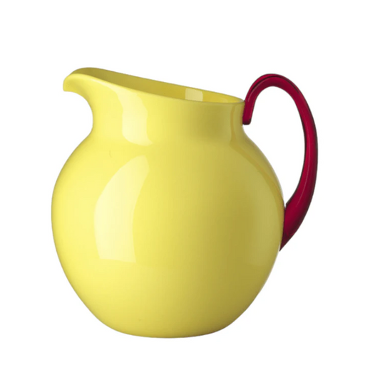 Mario Luca Giusti Pallina Yellow & Ruby Jug