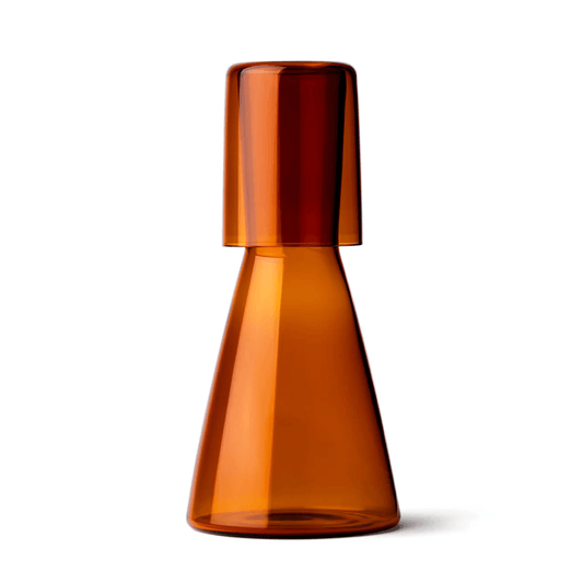 Serving Pitcher - Studio Milligram - Studio Milligram Carafe and Cup Gift Set Amber (725ml) - The Gift Company