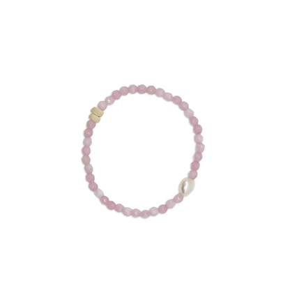 Stone Pearl Bracelet - Zjoosh - Zjoosh Stone and Pearl Bracelet Lilac - The Gift Company