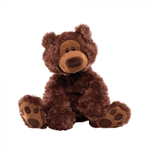 Stuffed Toy - Gund - Gund Philbin Chocolate Plush Bear - The Gift Company