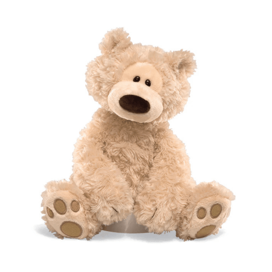 Stuffed Toy - Gund - Gund Philbin Teddy Bear: Beige (12") - The Gift Company