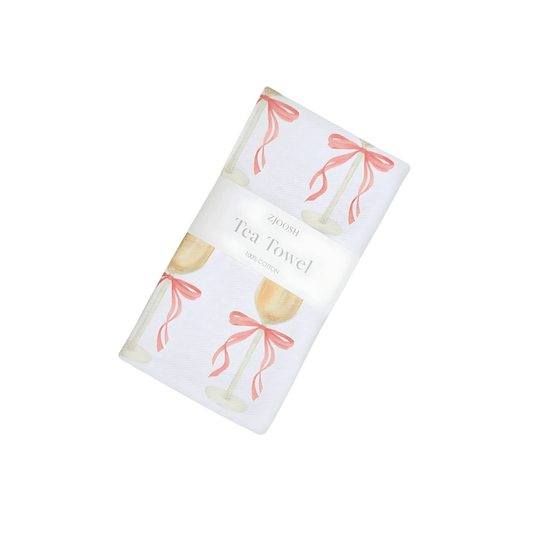 Tea Towel - Zjoosh - Zjoosh Champagne Tea Towel - The Gift Company