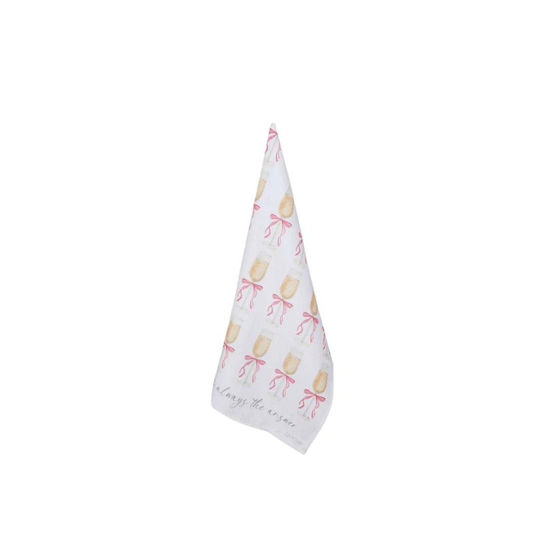 Tea Towel - Zjoosh - Zjoosh Champagne Tea Towel - The Gift Company