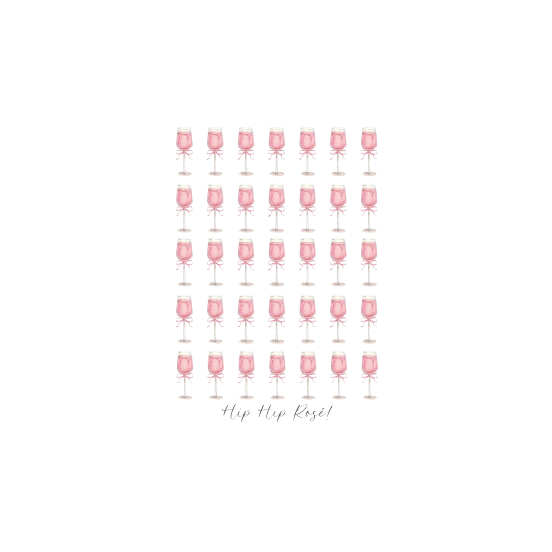 Tea Towel - Zjoosh - Zjoosh Hip Hip Rose Tea Towel - The Gift Company
