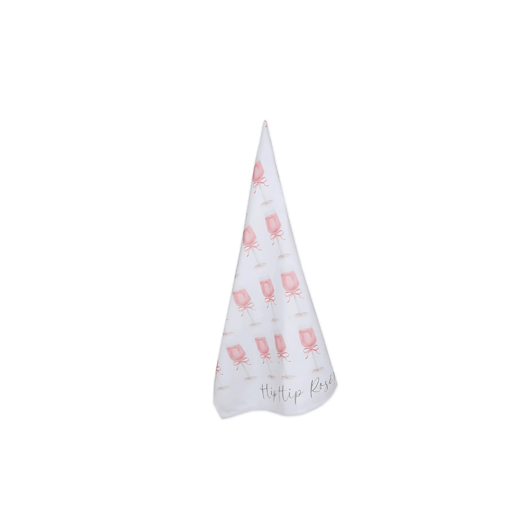 Tea Towel - Zjoosh - Zjoosh Hip Hip Rose Tea Towel - The Gift Company