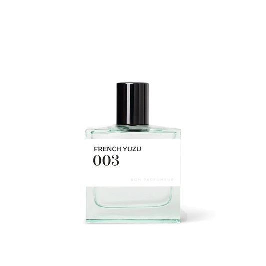 Bon Parfumeur 003 French Yuzu Eau de Parfum 30mL — genuine product photograph on white, 1080 × 1080
