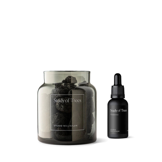 Studio Milligram Study of Trees Scented Volcanic Rock Set — genuine product photograph on white, 1080 × 1080