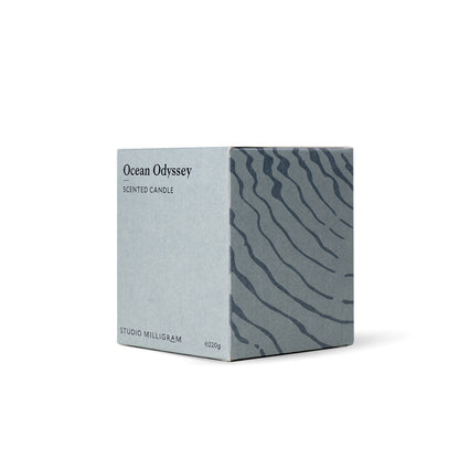 Studio Milligram Ocean Odyssey candle 220g original coastal blue gift carton
