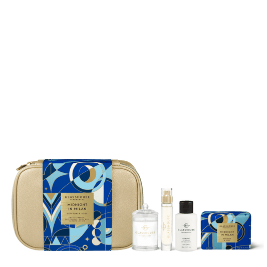 Travel Set - Glasshouse - Glasshouse Fragrances Midnight in Milan Travel Gift Set - The Gift Company
