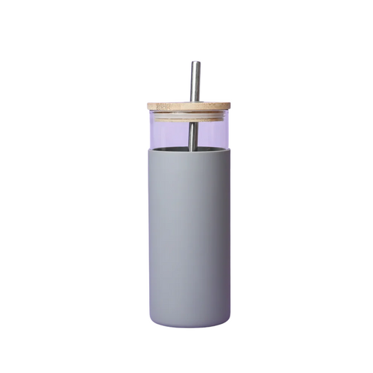 Tumbler - Sage & Cooper - Sage & Cooper Sunrise Smoothie Tumbler Grey 500mL - The Gift Company