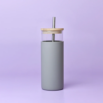 Tumbler - Sage & Cooper - Sage & Cooper Sunrise Smoothie Tumbler Grey 500mL - The Gift Company