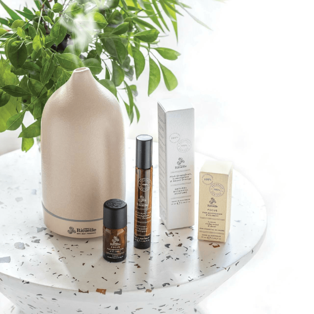 Ultrasonic Ceramic Diffuser - Urban Rituelle - Urban Rituelle Ceramic Aromatherapy Diffuser - The Gift Company