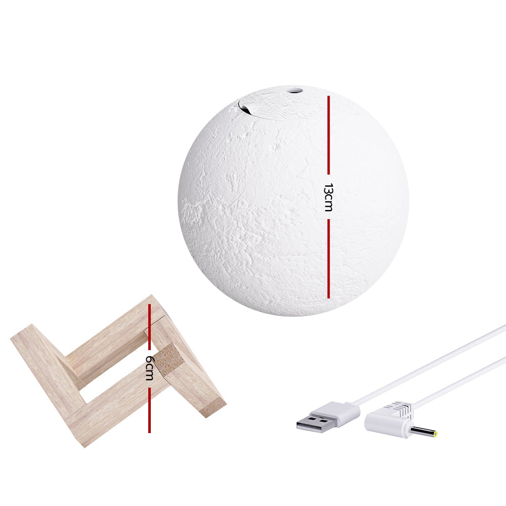 Ultrasonic Diffuser - The Gift Company - Devanti Aroma Ultrasonic Diffuser & Humidifier LED Moon Lamp - The Gift Company