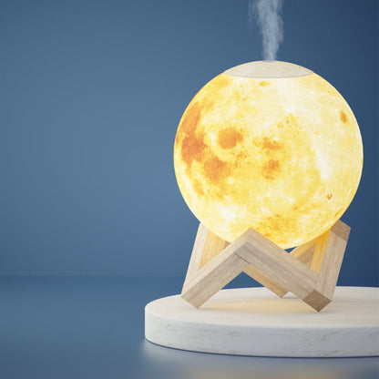 Ultrasonic Diffuser - The Gift Company - Devanti Aroma Ultrasonic Diffuser & Humidifier LED Moon Lamp - The Gift Company