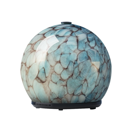 Ultrasonic Humidifier - The Gift Company - Devanti Aroma Diffuser Aromatherapy Ultrasonic Humidifier Oil LED Glass 240ml - The Gift Company