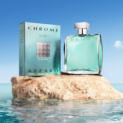 Azzaro Chrome Azure Eau de Toilette 100mL lifestyle image