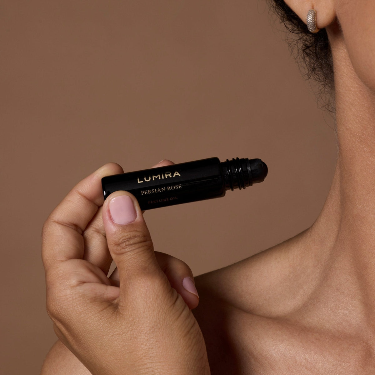 Lumira Persian Rose Perfume Oil styled