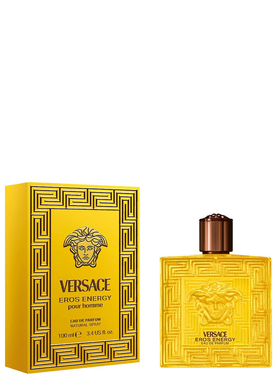 Versace Eros Energy Eau de Parfum 100mL bottle and box