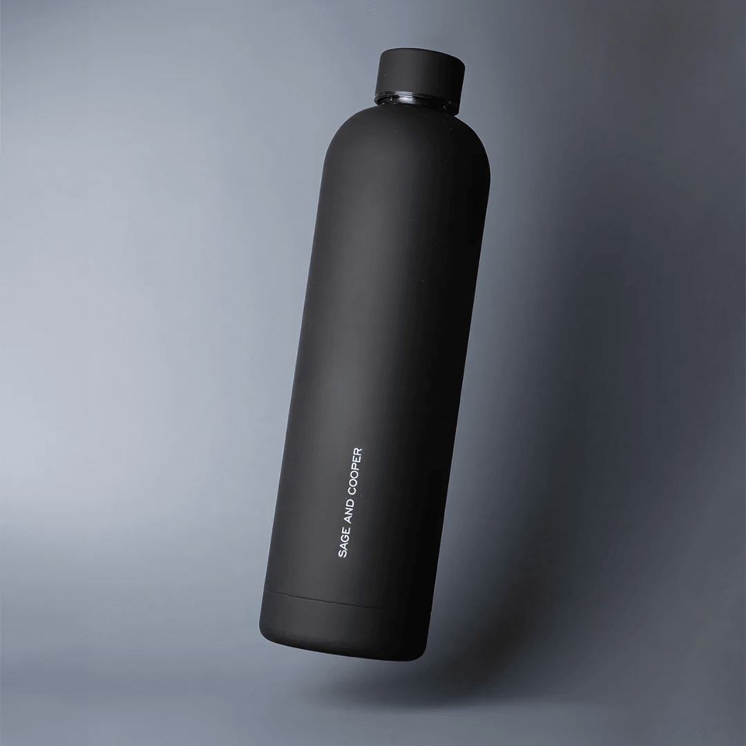 Water Bottle - Sage & Cooper - Sage & Cooper Allegra Water Bottle Onyx 1L - The Gift Company