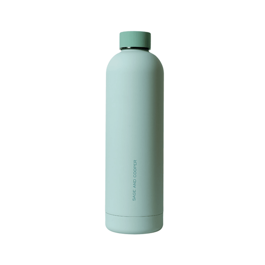 Water Bottle - Sage & Cooper - Sage & Cooper Allegra Water Bottle Sage Fern 1L - The Gift Company