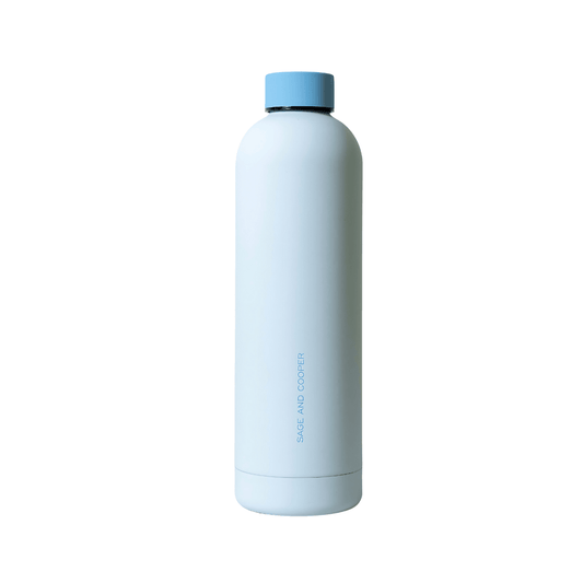 Water Bottle - Sage & Cooper - Sage & Cooper Allegra Water Bottle Sky Carolina Blue 1L - The Gift Company