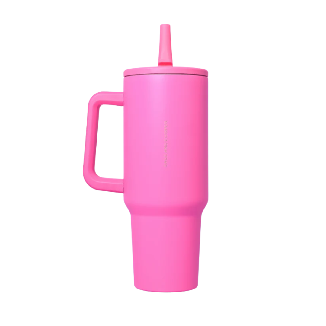 Water Bottle - Sage & Cooper - Sage & Cooper Cleo Bottle Pink 1.2L - The Gift Company