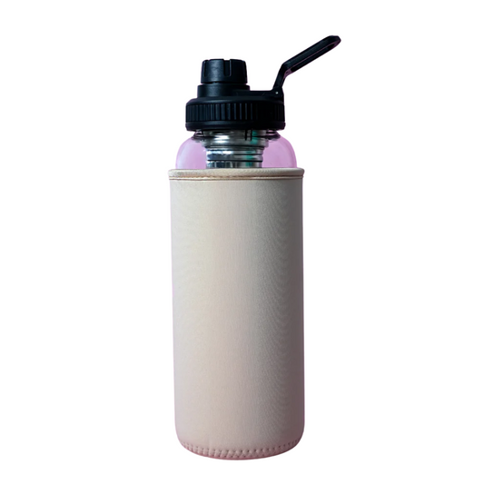 Water Bottle - Sage & Cooper - Sage & Cooper Windsor Tea Infuser Bottle - Beige - The Gift Company