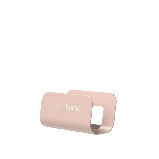 Water Bottle Stand - memobottle - memobottle Pale Coral Desk Stand - The Gift Company