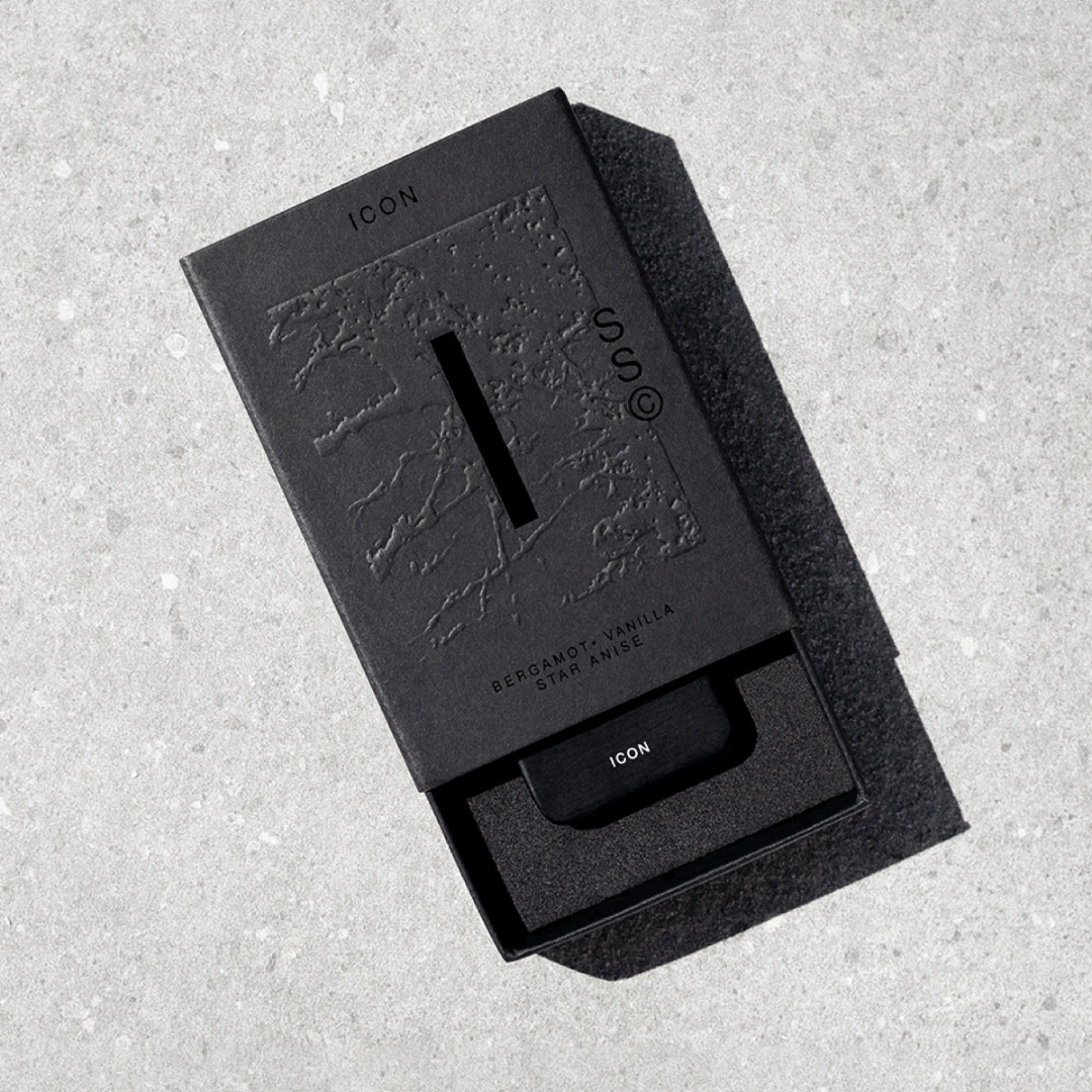 Wax-based cologne - Solid State - Solid State Icon Solid Cologne 10g - The Gift Company