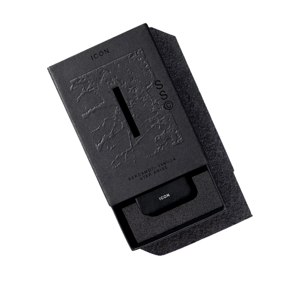 Wax-based cologne - Solid State - Solid State Icon Solid Cologne 10g - The Gift Company