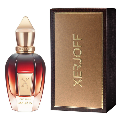Xerjoff Oud Stars Malesia Eau de Parfum 50mL bottle and box